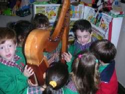 Emily Reid harp workshop